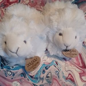 Infant plush slippers